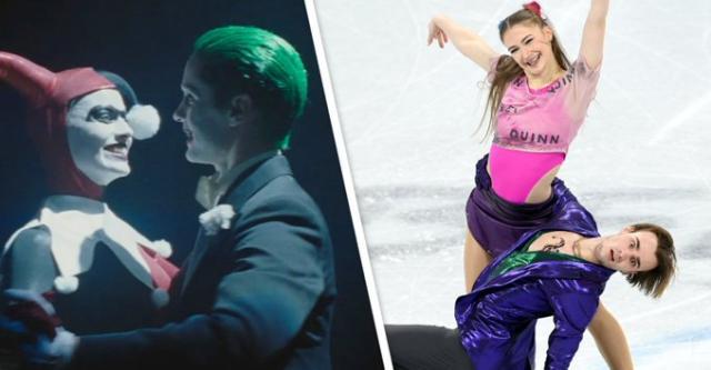 欧洲看冬奥：德国冰舞组合演绎小丑女 超英粉狂怒